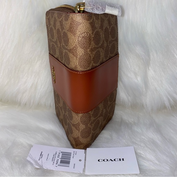 Coach Accordion Zip Wallet In Colorblock Signature Canvas New - Picture 4 of 13